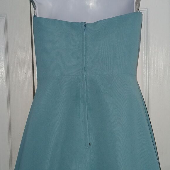 Alfred Angelo Style# 7176 Strapless chiffon beyond the sea dress Sz 4 NWOT - Picture 7 of 11
